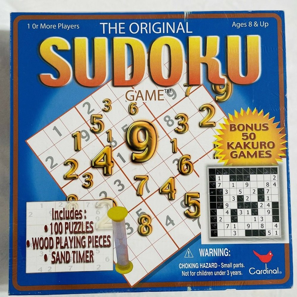 The Original Sudoku Board Game from Cardinal 2005  Brand NEW Sealed